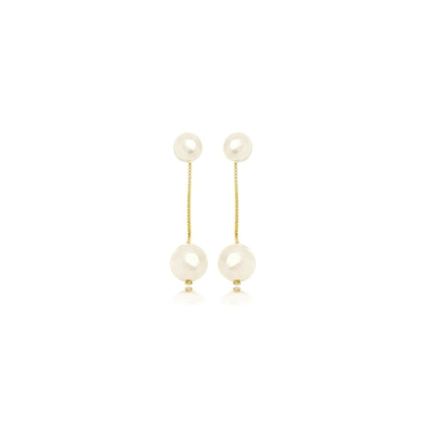 PEARL DROP EARRINGS | 18k Gold Filled