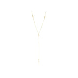 SIMPLE TIE NECKLACE | 18k Gold Filled