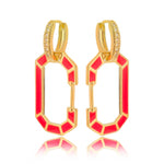 ENAMEL CARABINER LOCK SET | 18k Gold Filled