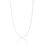 LITTLE MIRRORS CHAIN NECKLACE | White Rhodium Plated