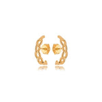 CHAIN EAR HOOK EARRINGS | 18k Gold Filled