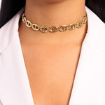 SEALS CHOKER NECKLACE | 18k Gold Filled