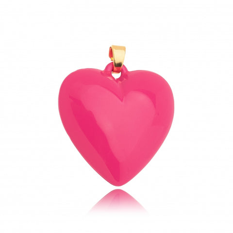 PINK HEART NECKLACE | 18k Gold Filled