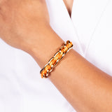 ORANGE STRING CHAIN BRACELET | 18k Gold Filled