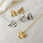 WAVE HEART SET | 18k Gold Filled