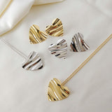 WAVE HEART SET | 18k Gold Filled