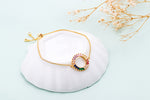 COLORFUL CRYSTAL CIRCLE BRACELET | 18k Gold Plated