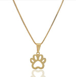 PAW PRINT NECKLACE | 18k Gold Filled