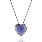 PURPLE HEART STONE SET | Black Rhodium Plated