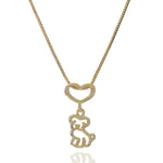 DOG LOVE NECKLACE | 18k Gold Filled