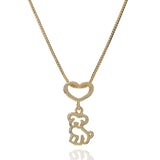 DOG LOVE NECKLACE | 18k Gold Filled