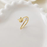 OPEN CAT RING | 18k Gold Filled