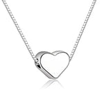 TINY HEART NECKLACE | Silver 925