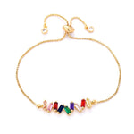 COLORFUL CRYSTAL BRACELET | 18k Gold Plated