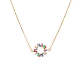 COLORFUL CRYSTAL NECKLACE | 18k Gold Plated