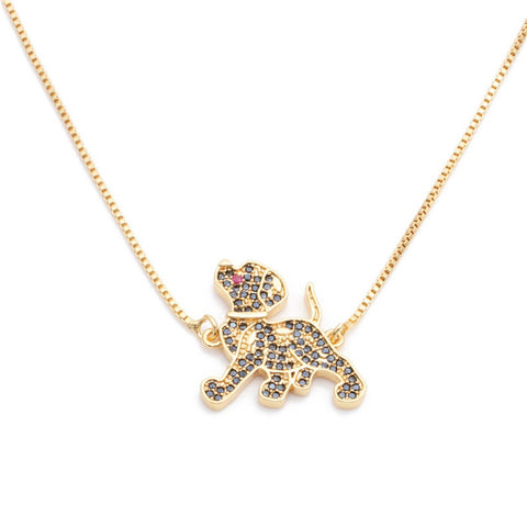 DOG NECKLACE | 18k Gold Plated