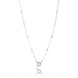 LITTLE PEARLS NECKLACE | White Rhodium Plated